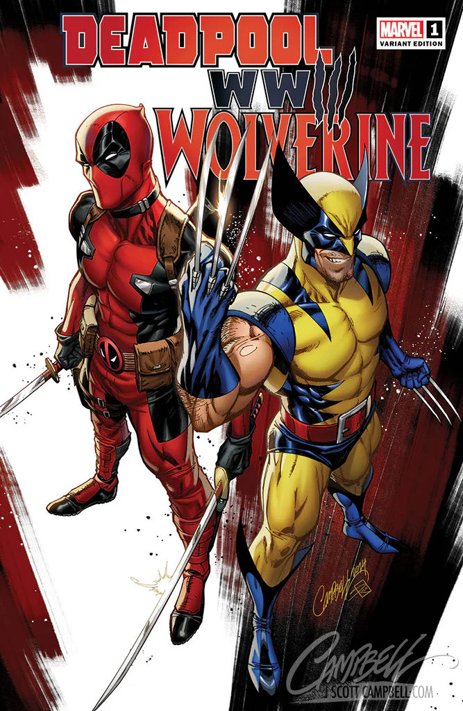 Deadpool & Wolverine: WWIII #1 JSC Artist EXCLUSIVE Cover A (2024)